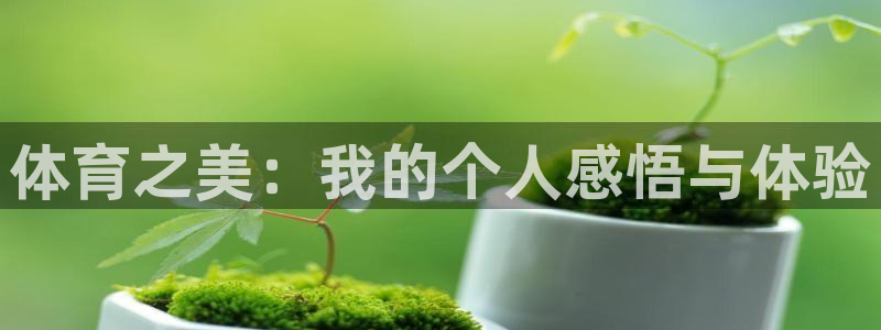 oe欧亿登陆：体育之美：我的个人感悟与体验